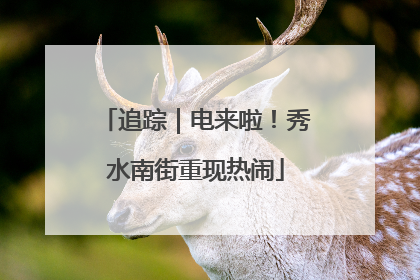 追踪｜电来啦！秀水南街重现热闹