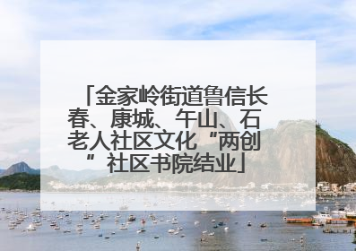 金家岭街道鲁信长春、康城、午山、石老人社区文化“两创”社区书院结业