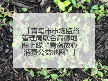 青岛市市场监督管理局联合高德地图上线“青岛放心消费公益地图”