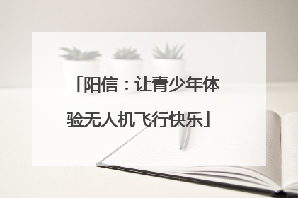 阳信：让青少年体验无人机飞行快乐