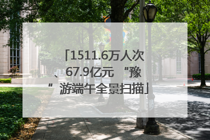 1511.6万人次、67.9亿元 “豫”游端午全景扫描