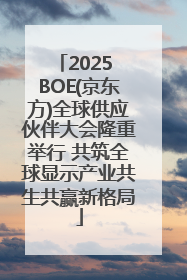 2025 BOE(京东方)全球供应伙伴大会隆重举行 共筑全球显示产业共生共赢新格局