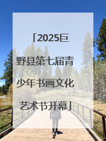 2025巨野县第七届青少年书画文化艺术节开幕