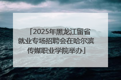 2025年黑龙江留省就业专场招聘会在哈尔滨传媒职业学院举办