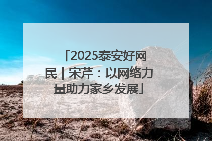 2025泰安好网民｜宋芹：以网络力量助力家乡发展