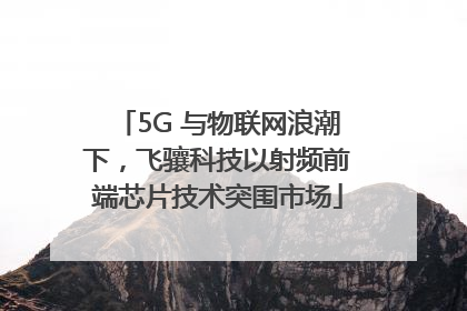 5G 与物联网浪潮下，飞骧科技以射频前端芯片技术突围市场