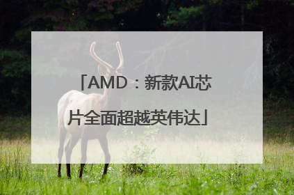AMD：新款AI芯片全面超越英伟达